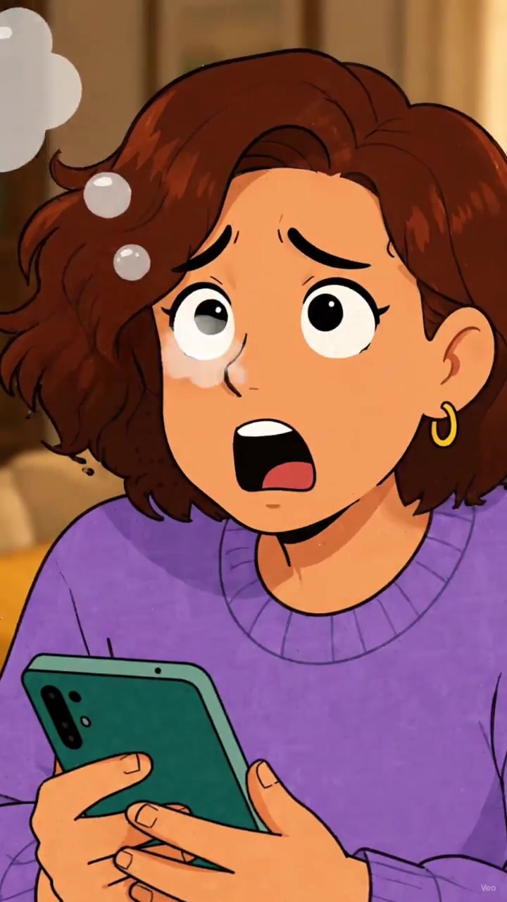 Real AI affiliate video generator case showing an American webcomic presenter in a vertical 9:16 frame